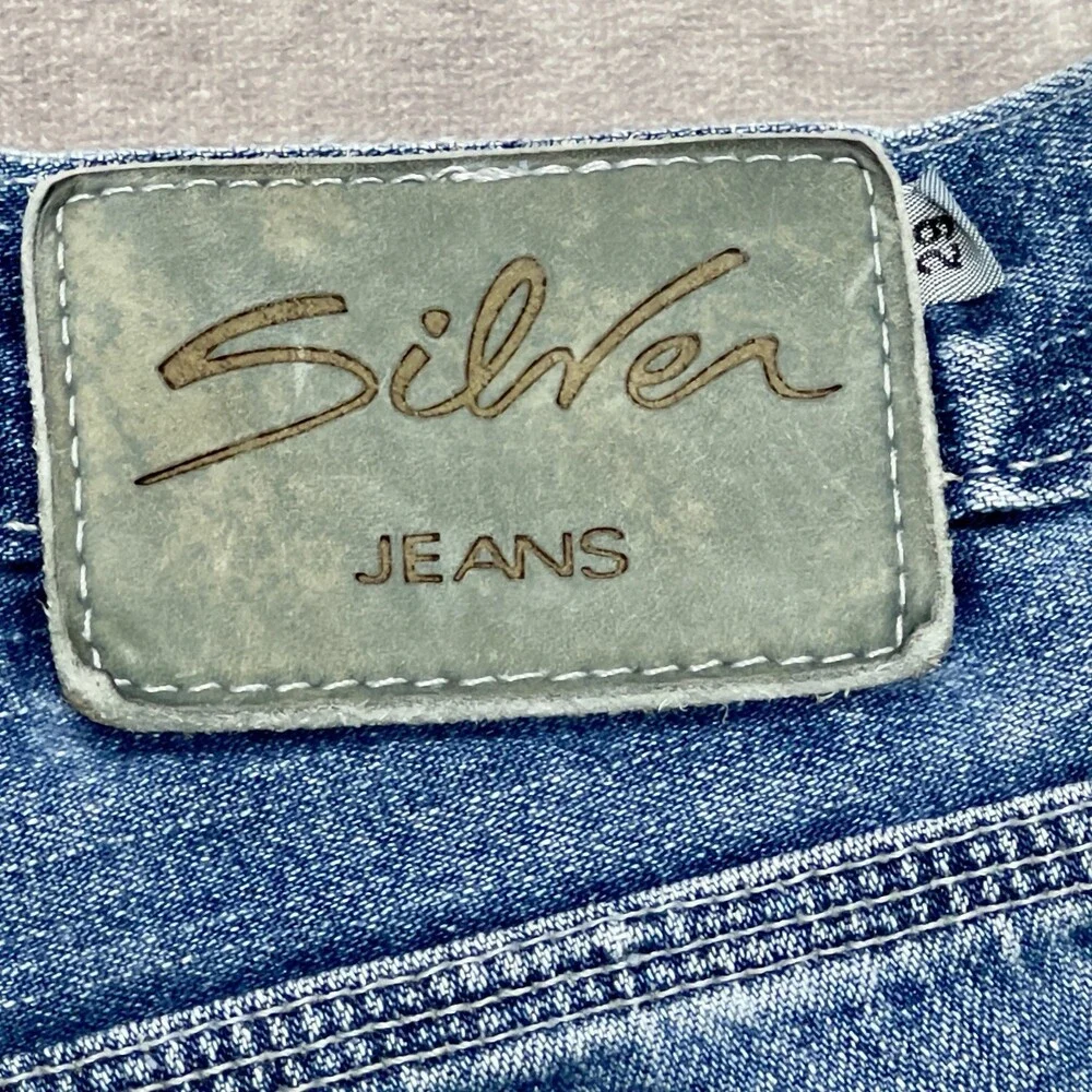 Vintage Silver Jeans Shorts Womens 29 Blue High Waist Denim Made in Canada